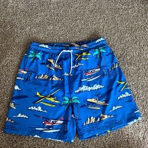 swim trunks - brand new Sporty’s airplane swim trunks